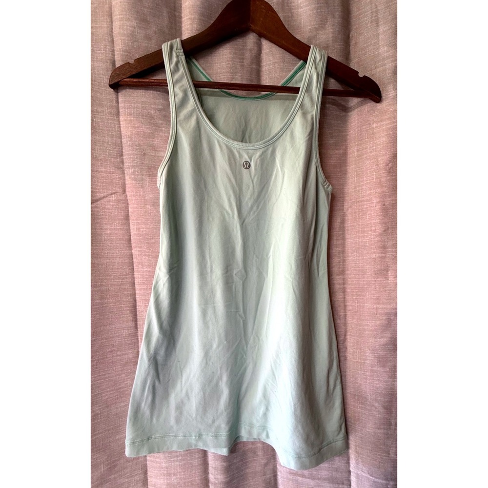 Lululemon Align Tank Top Racerback Activewear Workout Top Mint Green READ